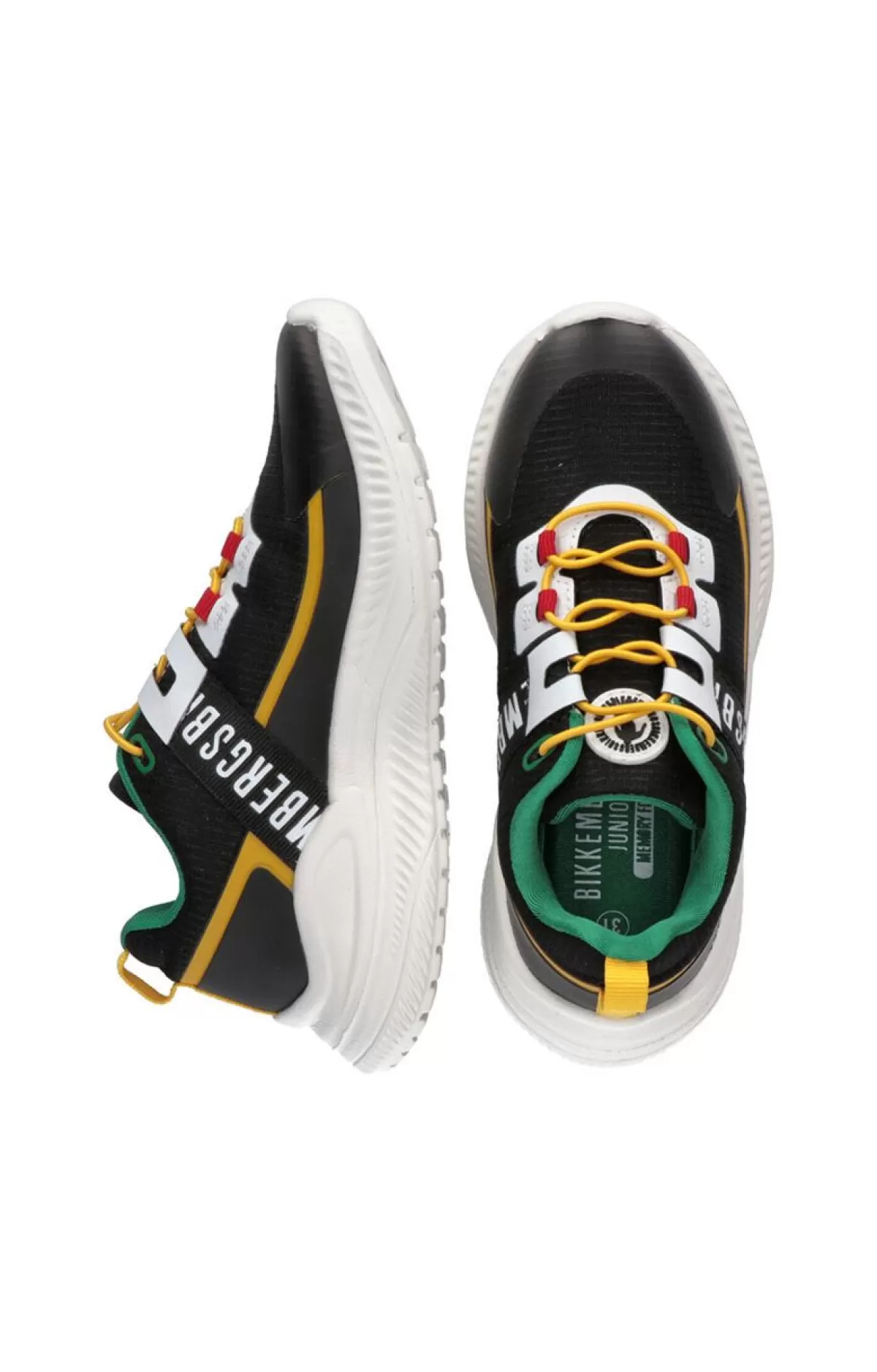 Bikkembergs Boys' Multi Color Chunky Sneakers - Spike Black Clearance
