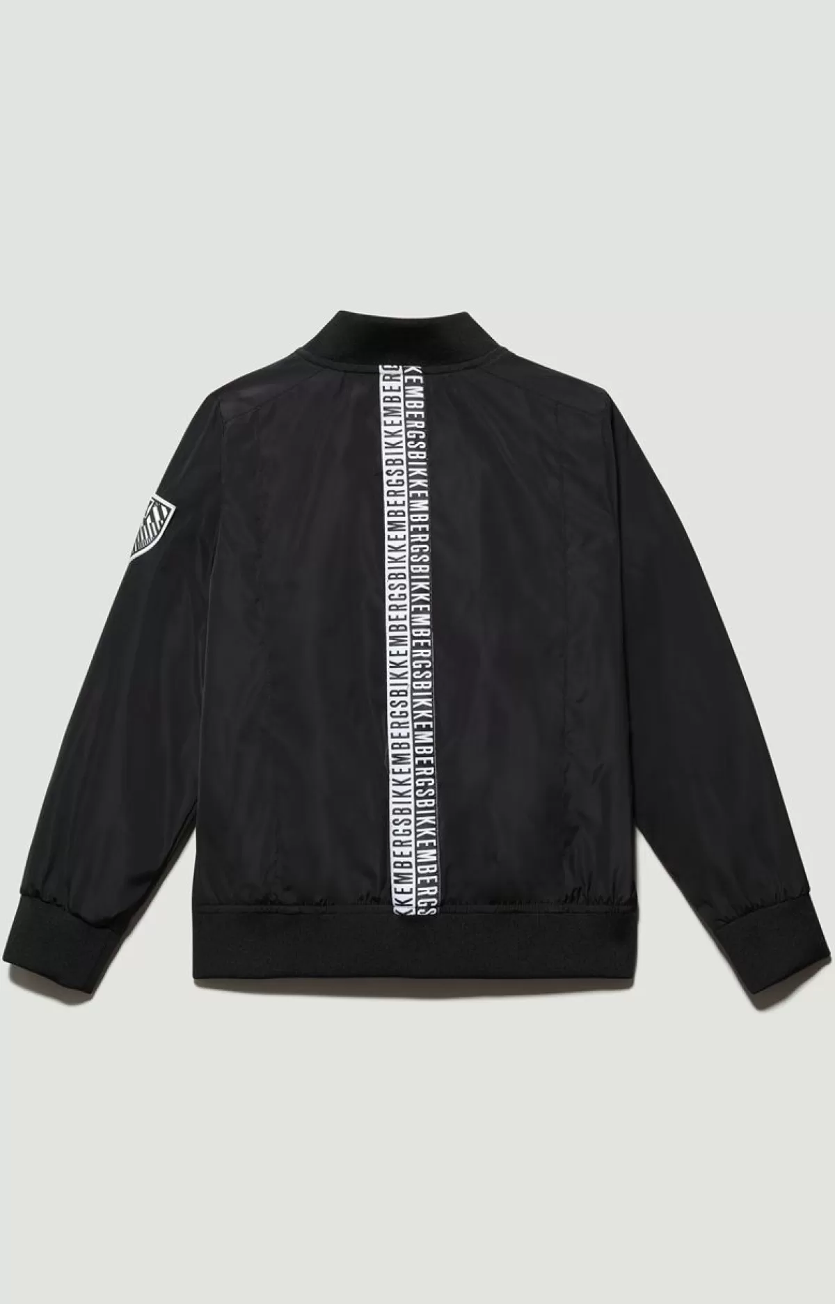Bikkembergs Boys' Nylon Bomber Jacket Black Cheap