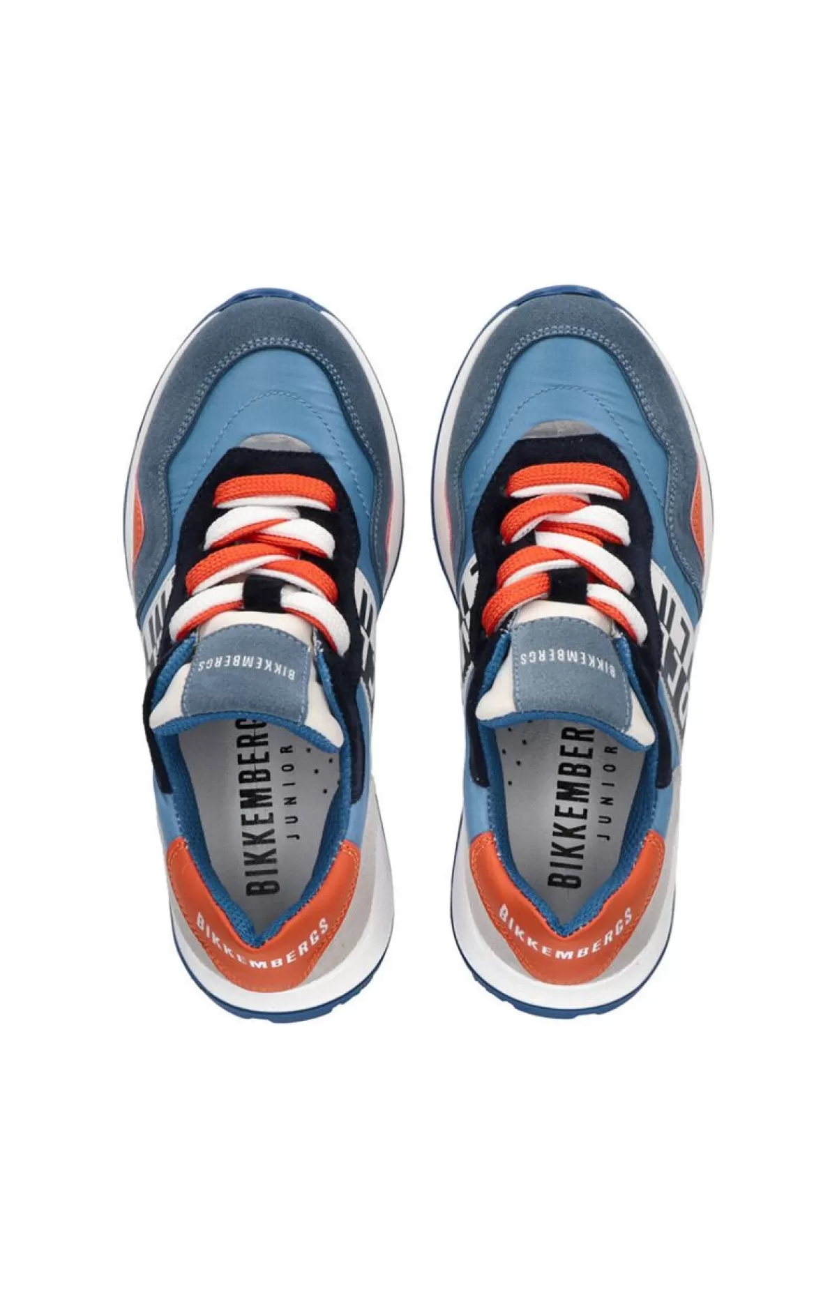 Bikkembergs Boys' Sneakers - Champagne Denim/Multicolor Fashion