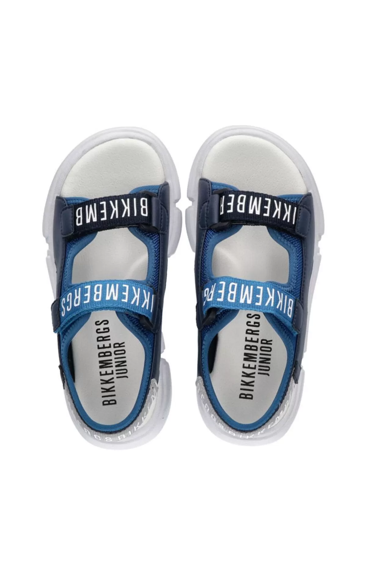Bikkembergs Boys' Strap Sandals For Boys - Garcia Blue/Royal/Grey Clearance